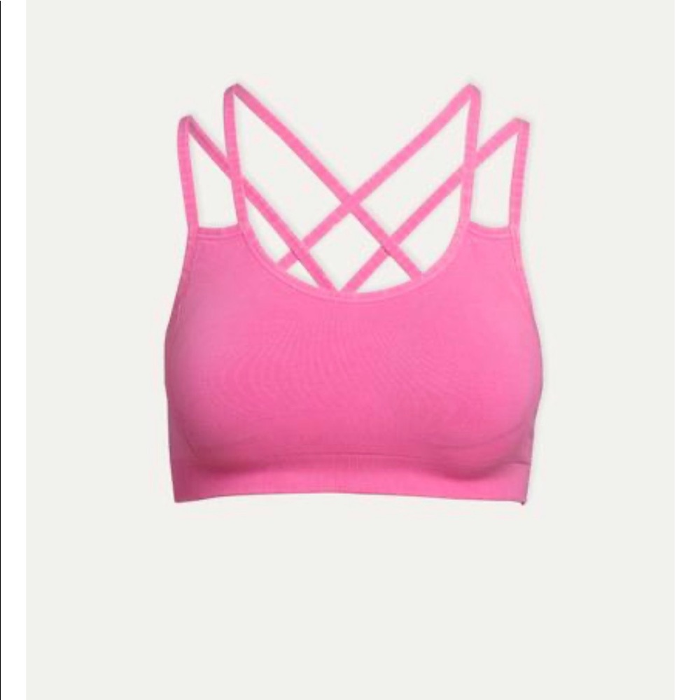 PELOTON nux meditate bra in knockout pink